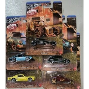 2026 Hot Wheels Silver Series 1968 Vintage Club Full set of 5 HRT81 Lot